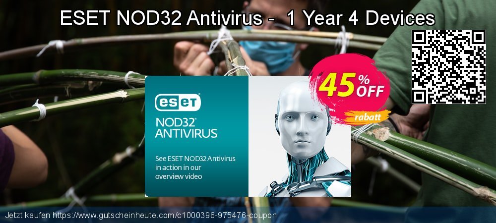 ESET NOD32 Antivirus -  1 Year 4 Devices uneingeschränkt Preisreduzierung Bildschirmfoto