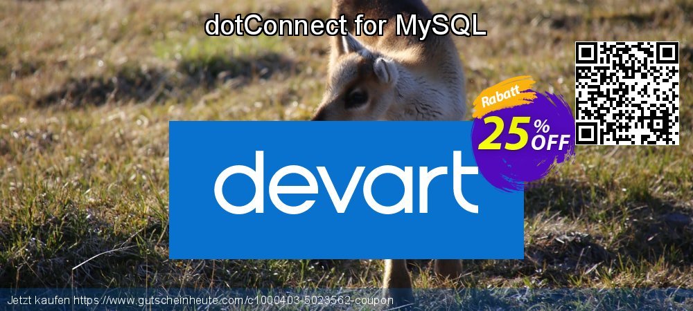 dotConnect for MySQL uneingeschränkt Preisnachlässe Bildschirmfoto