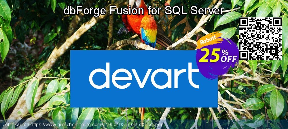 dbForge Fusion for SQL Server aufregende Außendienst-Promotions Bildschirmfoto