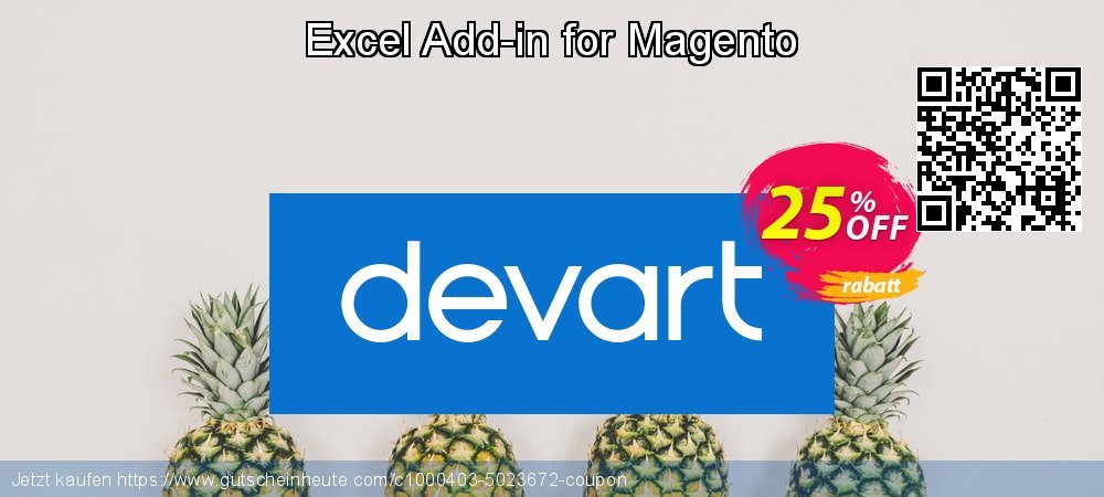 Excel Add-in for Magento verwunderlich Ausverkauf Bildschirmfoto