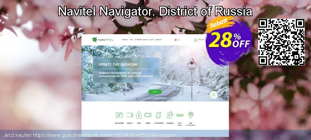 Navitel Navigator. District of Russia uneingeschränkt Preisnachlässe Bildschirmfoto