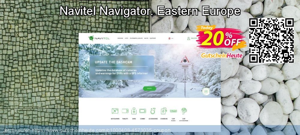 Navitel Navigator. Eastern Europe Sonderangebote Ermäßigungen Bildschirmfoto