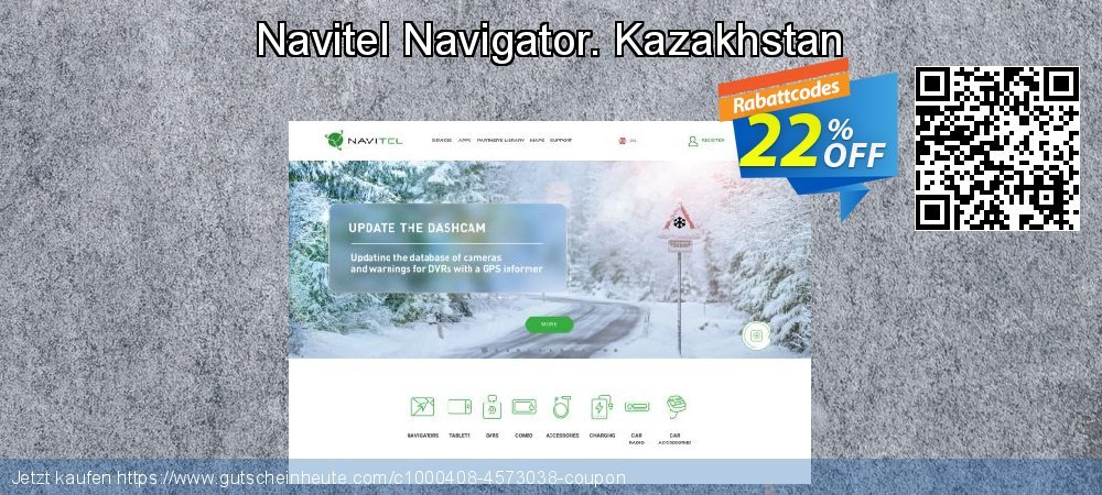 Navitel Navigator. Kazakhstan fantastisch Promotionsangebot Bildschirmfoto