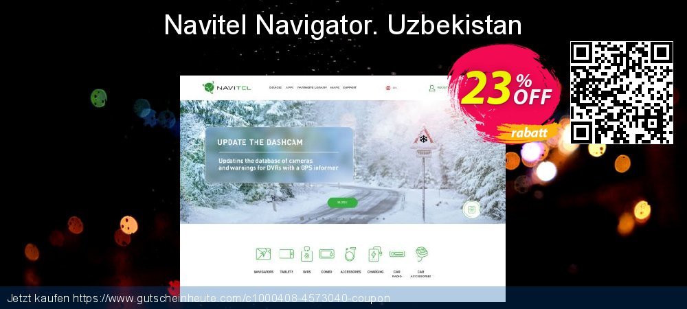 Navitel Navigator. Uzbekistan wunderbar Diskont Bildschirmfoto