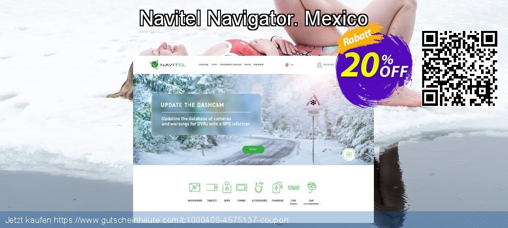 Navitel Navigator. Mexico klasse Preisreduzierung Bildschirmfoto