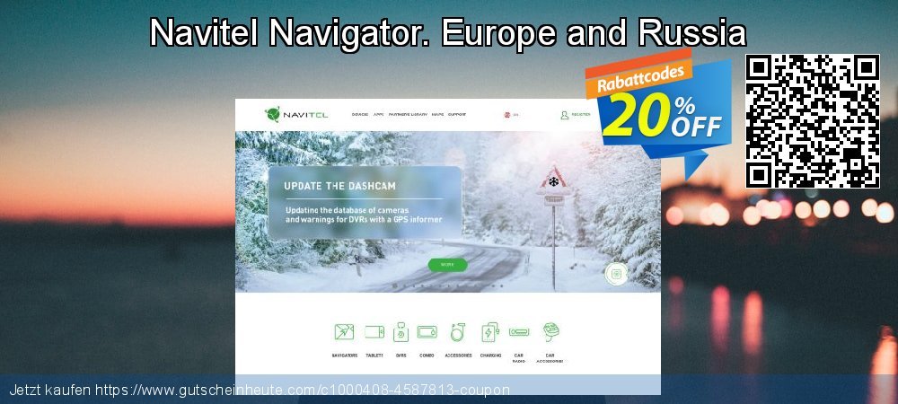 Navitel Navigator. Europe and Russia aufregende Diskont Bildschirmfoto