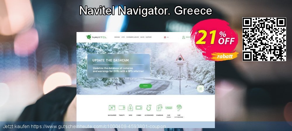 Navitel Navigator. Greece uneingeschränkt Ausverkauf Bildschirmfoto