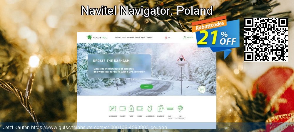Navitel Navigator. Poland ausschließenden Preisreduzierung Bildschirmfoto