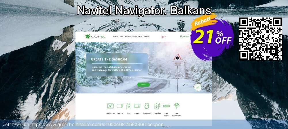 Navitel Navigator. Balkans erstaunlich Beförderung Bildschirmfoto