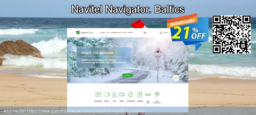 Navitel Navigator. Baltics atemberaubend Angebote Bildschirmfoto
