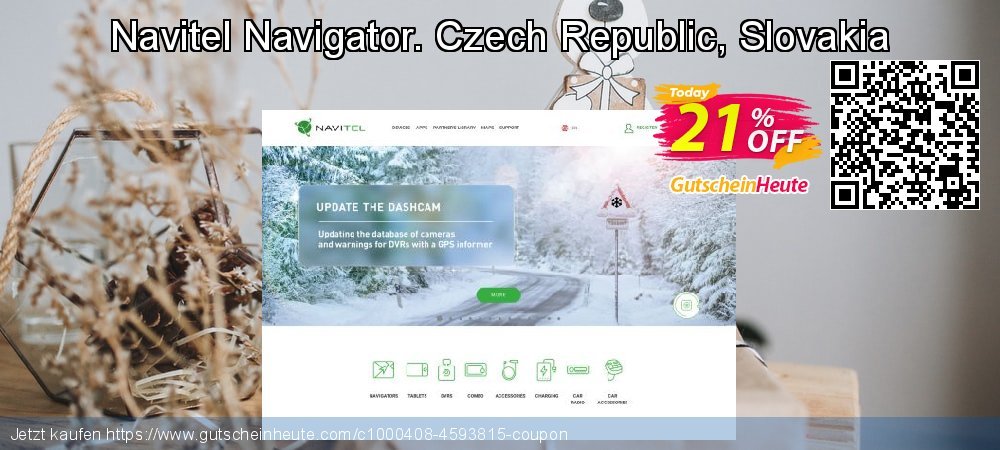 Navitel Navigator. Czech Republic, Slovakia wundervoll Ermäßigung Bildschirmfoto