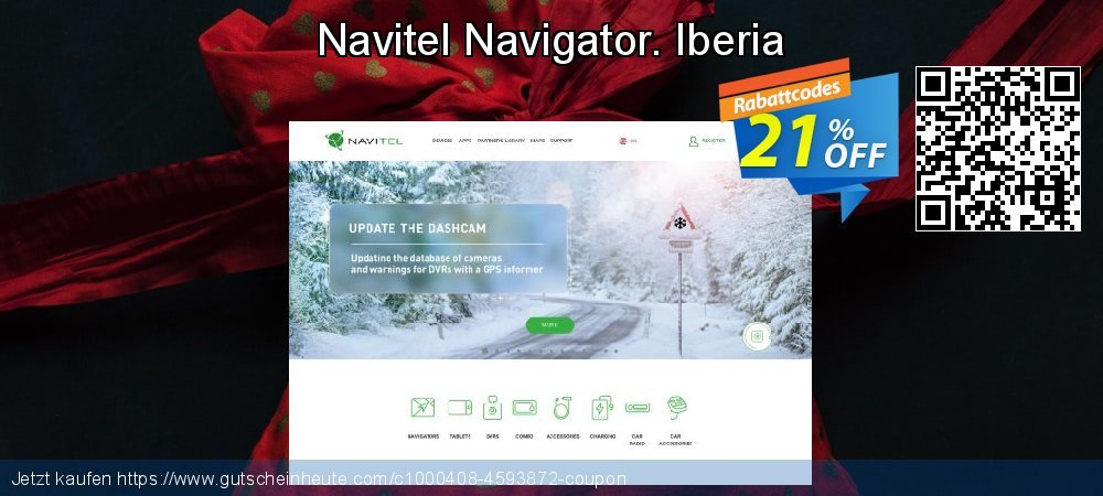 Navitel Navigator. Iberia wunderbar Preisnachlass Bildschirmfoto