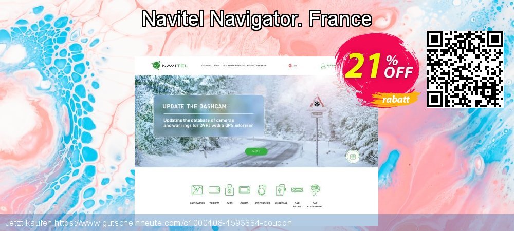 Navitel Navigator. France faszinierende Disagio Bildschirmfoto