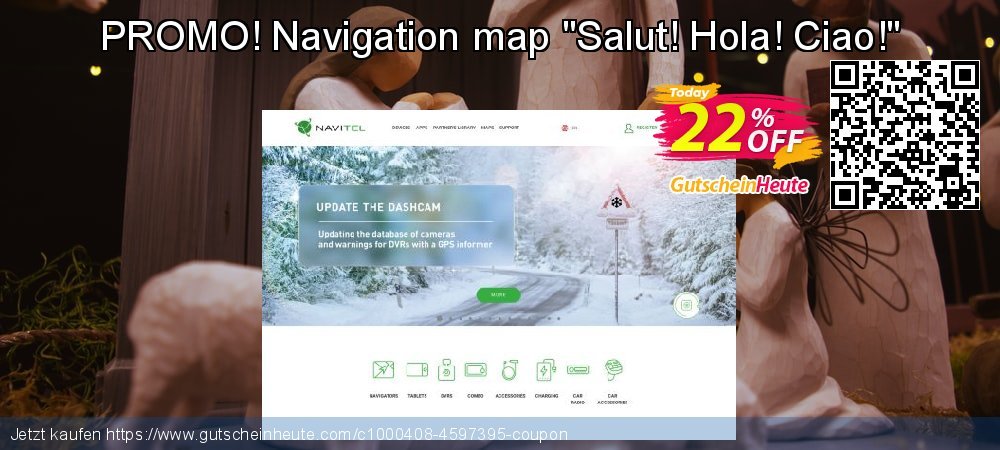 PROMO! Navigation map "Salut! Hola! Ciao!" klasse Rabatt Bildschirmfoto