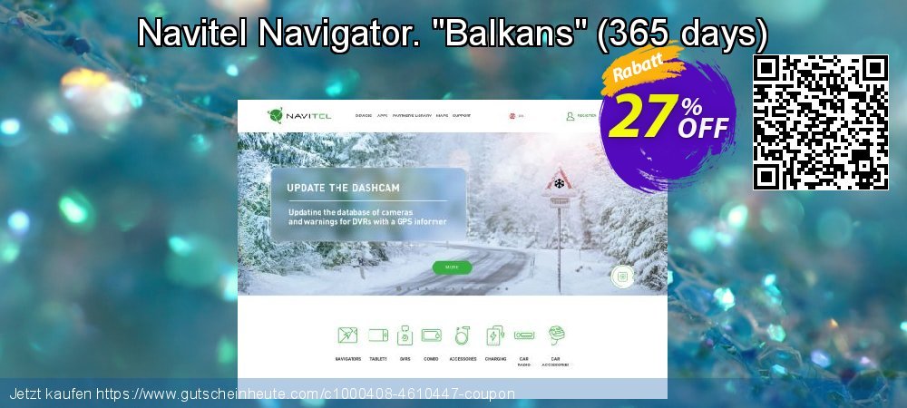 Navitel Navigator. "Balkans" - 365 days  exklusiv Preisnachlass Bildschirmfoto