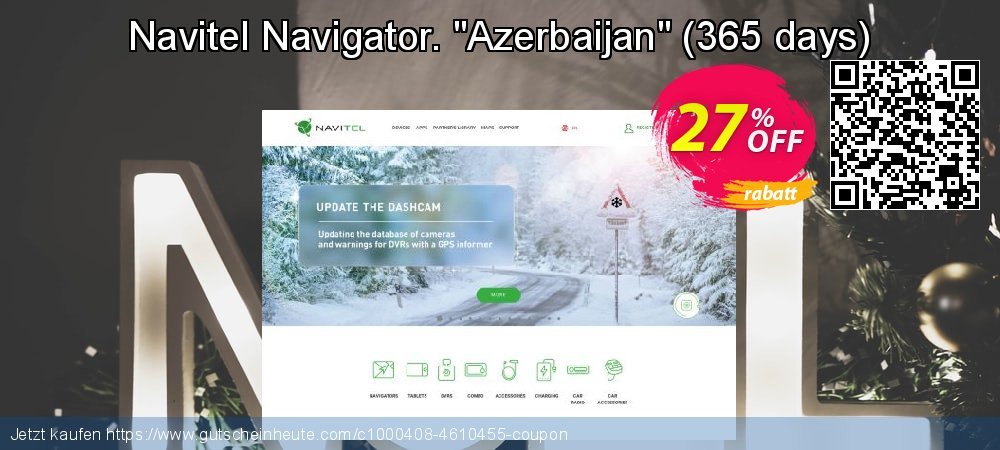 Navitel Navigator. "Azerbaijan" - 365 days  fantastisch Promotionsangebot Bildschirmfoto