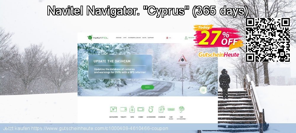 Navitel Navigator. "Cyprus" - 365 days  toll Beförderung Bildschirmfoto