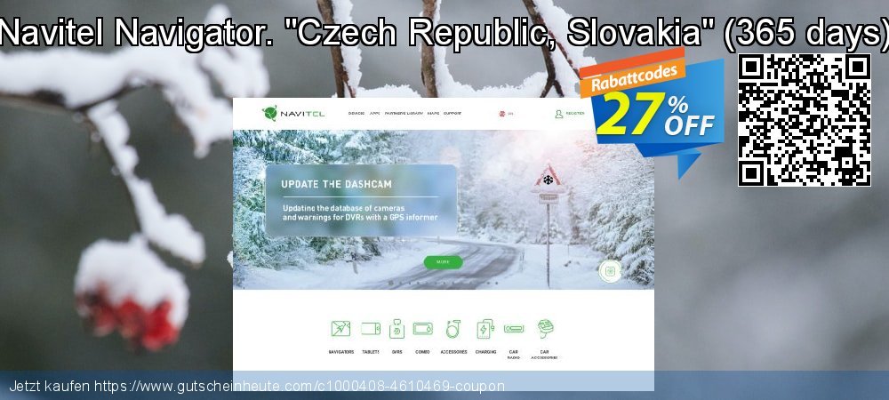 Navitel Navigator. "Czech Republic, Slovakia" - 365 days  faszinierende Ermäßigungen Bildschirmfoto
