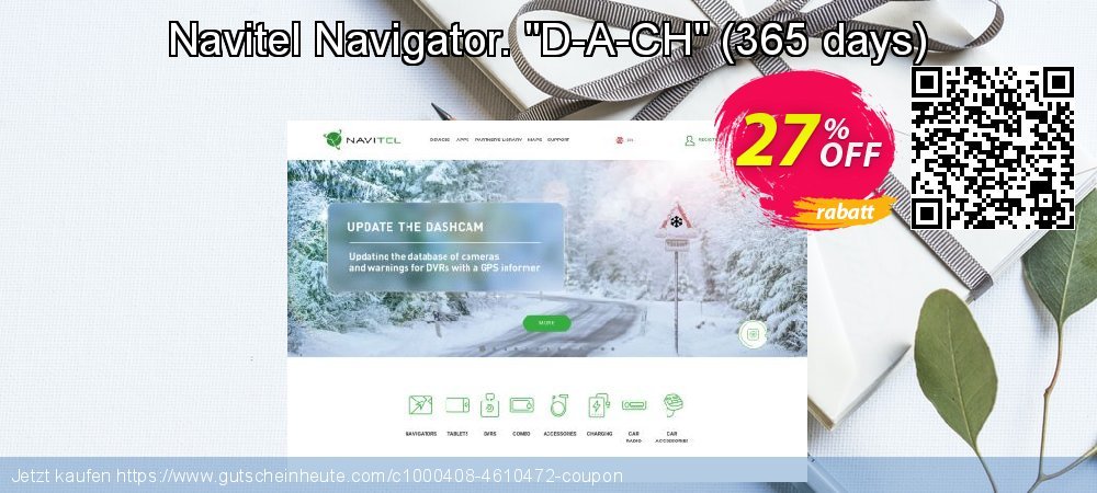 Navitel Navigator. "D-A-CH" - 365 days  umwerfenden Promotionsangebot Bildschirmfoto