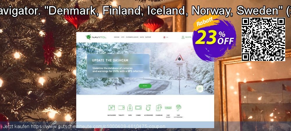 Navitel Navigator. "Denmark, Finland, Iceland, Norway, Sweden" - 365 days  genial Ermäßigung Bildschirmfoto