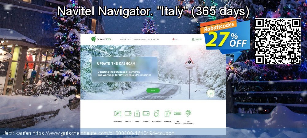 Navitel Navigator. "Italy" - 365 days  überraschend Verkaufsförderung Bildschirmfoto