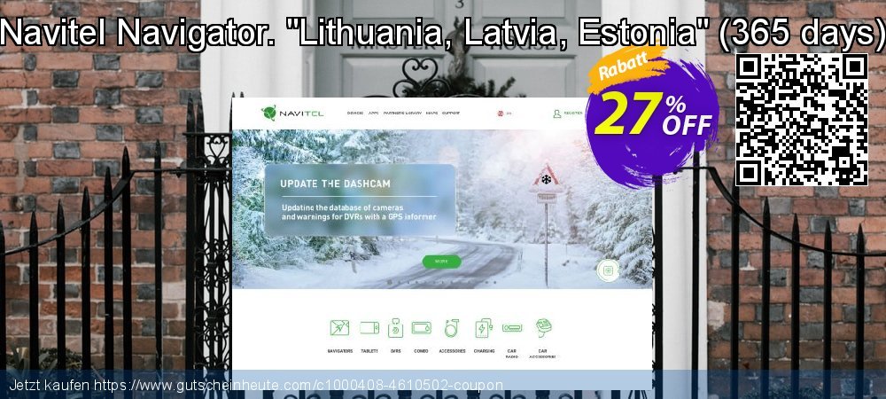 Navitel Navigator. "Lithuania, Latvia, Estonia" - 365 days  umwerfende Rabatt Bildschirmfoto