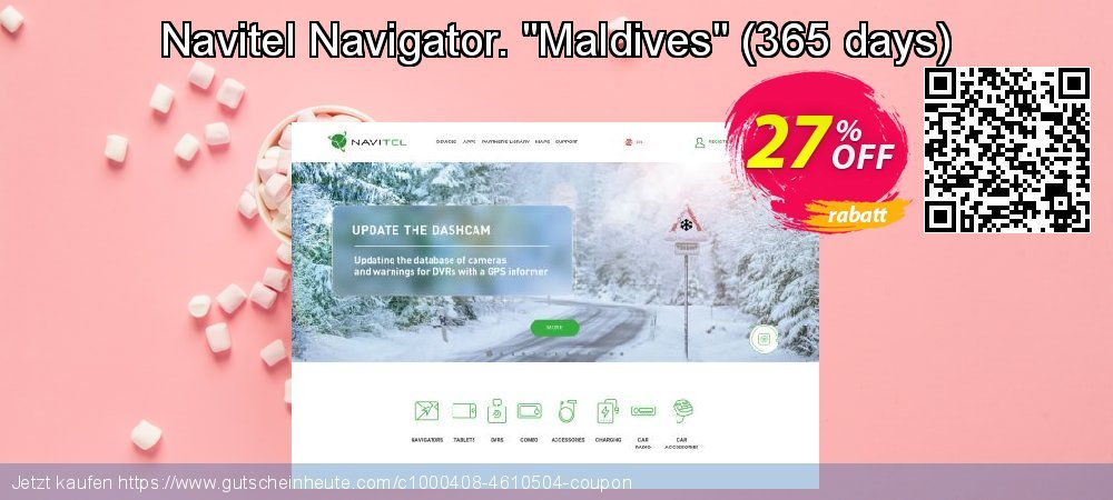 Navitel Navigator. "Maldives" - 365 days  geniale Preisnachlässe Bildschirmfoto
