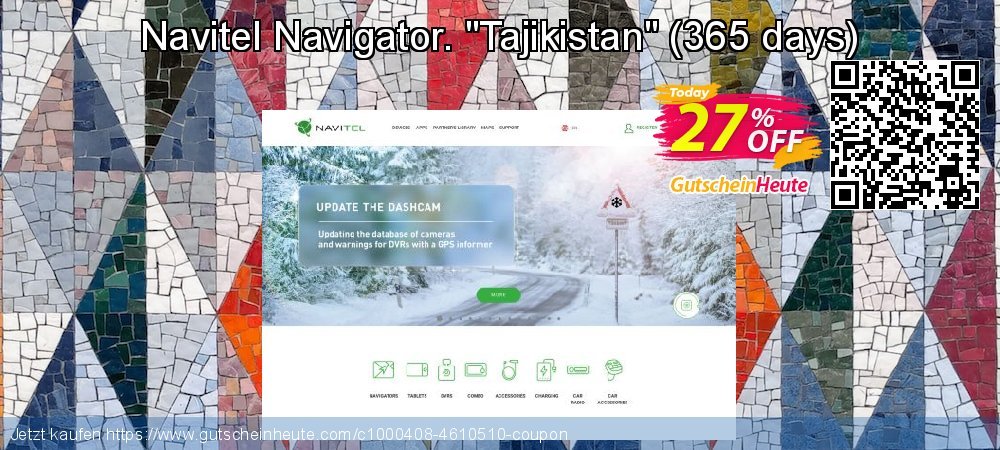 Navitel Navigator. "Tajikistan" - 365 days  uneingeschränkt Disagio Bildschirmfoto