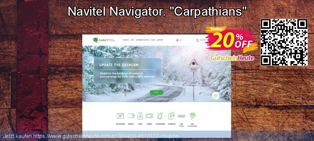 Navitel Navigator. "Carpathians" aufregenden Beförderung Bildschirmfoto