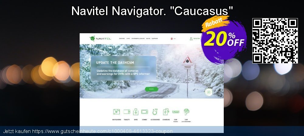 Navitel Navigator. "Caucasus" umwerfende Sale Aktionen Bildschirmfoto