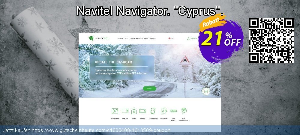 Navitel Navigator. "Cyprus". umwerfende Beförderung Bildschirmfoto