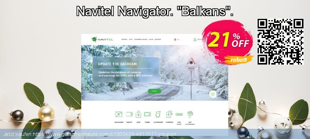 Navitel Navigator. "Balkans". klasse Beförderung Bildschirmfoto