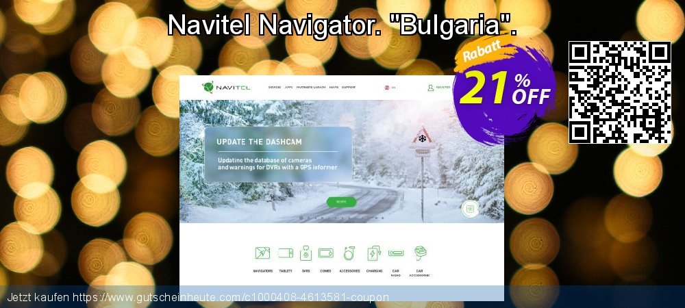Navitel Navigator. "Bulgaria". ausschließenden Preisnachlässe Bildschirmfoto