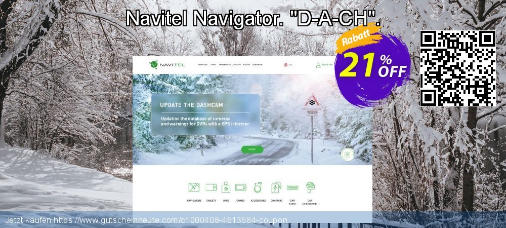 Navitel Navigator. "D-A-CH". erstaunlich Nachlass Bildschirmfoto