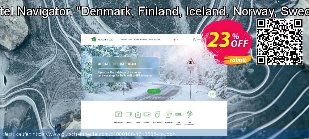 Navitel Navigator. "Denmark, Finland, Iceland, Norway, Sweden". unglaublich Diskont Bildschirmfoto