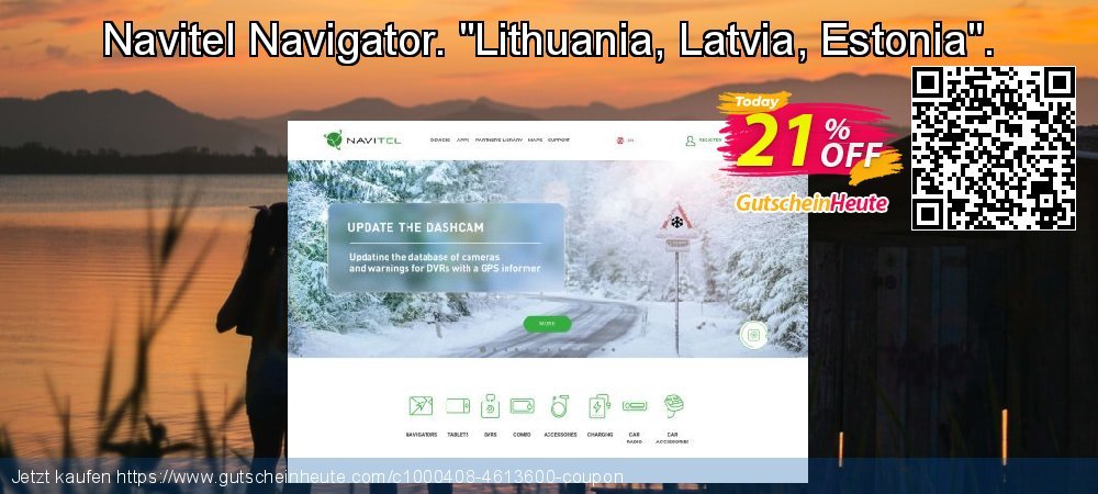 Navitel Navigator. "Lithuania, Latvia, Estonia". faszinierende Promotionsangebot Bildschirmfoto