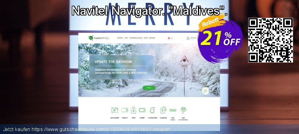 Navitel Navigator. "Maldives". aufregenden Nachlass Bildschirmfoto