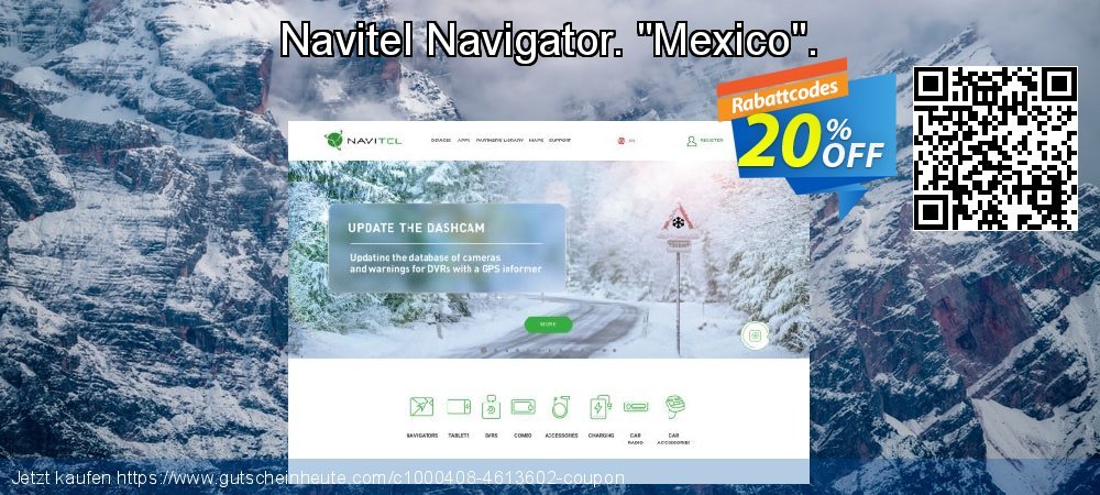 Navitel Navigator. "Mexico". umwerfende Diskont Bildschirmfoto