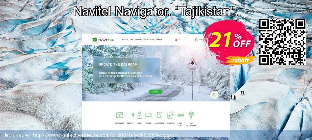 Navitel Navigator. "Tajikistan". aufregende Verkaufsförderung Bildschirmfoto