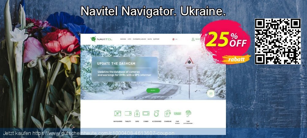 Navitel Navigator. Ukraine. spitze Außendienst-Promotions Bildschirmfoto