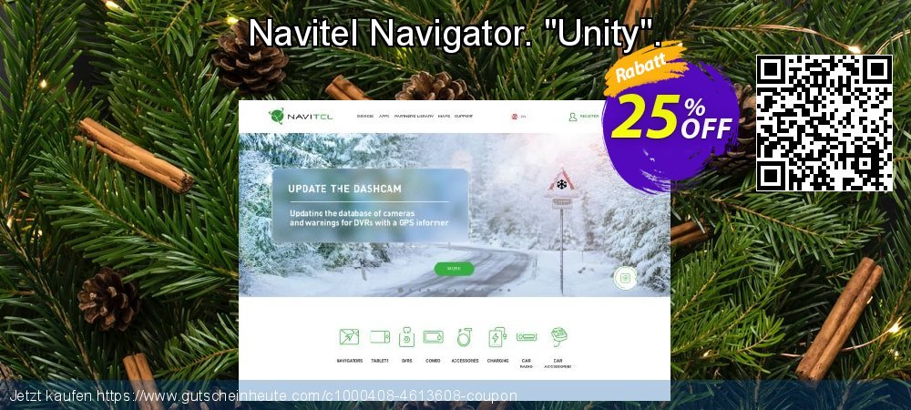 Navitel Navigator. "Unity". klasse Preisreduzierung Bildschirmfoto