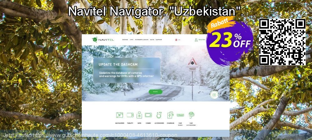 Navitel Navigator. "Uzbekistan". uneingeschränkt Förderung Bildschirmfoto