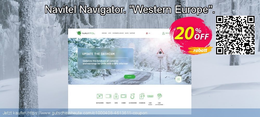 Navitel Navigator. "Western Europe". ausschließlich Beförderung Bildschirmfoto