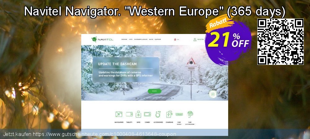 Navitel Navigator. "Western Europe" - 365 days  fantastisch Ermäßigungen Bildschirmfoto
