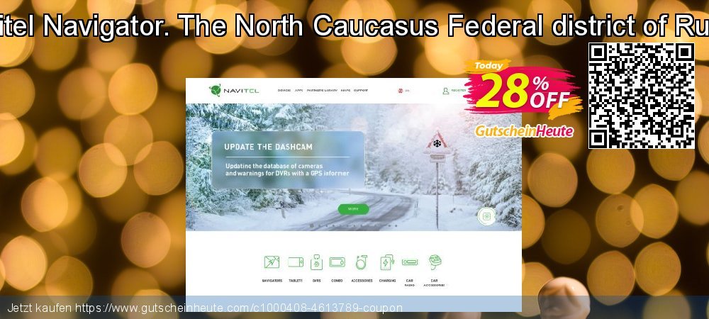 Navitel Navigator. The North Caucasus Federal district of Russia umwerfenden Diskont Bildschirmfoto