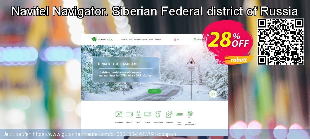 Navitel Navigator. Siberian Federal district of Russia aufregende Disagio Bildschirmfoto