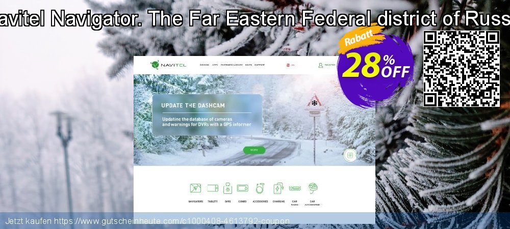 Navitel Navigator. The Far Eastern Federal district of Russia genial Verkaufsförderung Bildschirmfoto