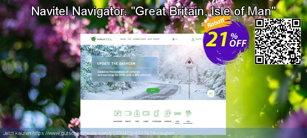 Navitel Navigator. "Great Britain, Isle of Man" erstaunlich Ermäßigung Bildschirmfoto