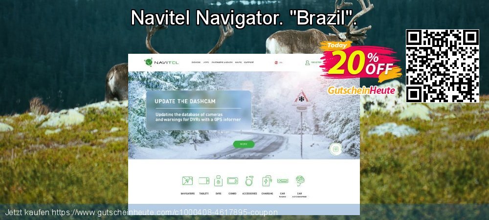 Navitel Navigator. "Brazil". fantastisch Beförderung Bildschirmfoto