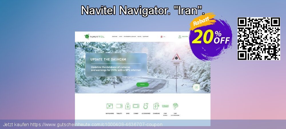 Navitel Navigator. "Iran". ausschließenden Disagio Bildschirmfoto